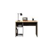 Bureau home office - Finition blanc et imitation chêne avec 1 partie rangement 