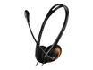 CANYON CNS-CHS01BO - Casque filaire avec micro - noir/orange