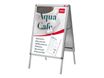 Nobo - Présentoir - sur pied - 841 x 594 mm - pour A1 - double face - extérieur