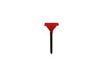Sign - 100 Épingles tête plate - 5 mm - rouge