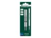 Monteverde - 2 Recharges pour roller Cross - bleu - pointe fine