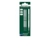 Monteverde - 2 Recharges pour roller Dupont - bleu - pointe fine