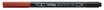 Lyra Aqua Brush Duo - Feutre pinceau double pointe - rouge indien