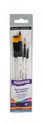 Daler-Rowney Graduate - Pack de 4 pinceaux ronds - poil synthétique