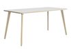 Bureau ARTEFACT - L120 cm - pieds frêne - plateau blanc