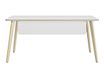 Bureau ARTEFACT - L140 cm - pieds frêne - plateau blanc