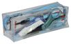 Trousse rectangulaire School transparente "Spécial Exam" - 1 compartiment - bleu - Carpentras