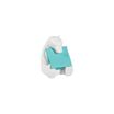 Dévidoir Z-Notes Post-it forme Ours polaire avec 1 bloc Z-Notes bleu océan 76 x 76 mm