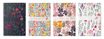 Agenda Oxford Flowers - 2 jours par page - 7,4 x 11 cm - disponible dans différentes couleurs - Hamelin