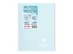 Clairefontaine Koverbook Pastel - Cahier polypro à spirale A4 (21x29,7cm) - 160 pages - grands carreaux (Seyes) - disponible dans différentes couleurs pastels