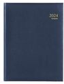 Agenda Lima Timing - 1 semaine sur 2 pages - 17 x 22 cm - bleu - Brepols