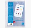 Exacompta - 50 Pochettes perforées - A4 - PP lisses - cristal 6/100E