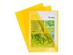Exacompta - 10 Pochettes coin lisses - A4 - 13/100 - jaune translucide