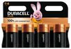 DURACELL 100% Plus - 4 piles alcalines - D LR20