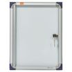 Nobo - Vitrine d'intérieur extra plate - 1 feuilles A4 - surface magnetique - porte battante - 30 x 38,5 x 2,5 cm