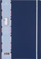 Oberthur Carmen - Carnet de notes souple A4 - ligné - bleu