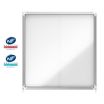 Nobo - Vitrine d'affichage - 12 feuilles A4 - surface magnetique - porte coulissante