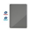 Nobo - Vitrine d'affichage - 9 feuilles A4 - surface en feutre gris - porte battante
