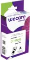 WECARE - Ruban d'étiquettes auto-adhésives pour DYMO - D1 45010 -  1 rouleau (12 mm x 7 m) - fond transparent écriture noire