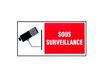 Pickup - Panneau de signalisation - 300 x 150 mm - Sous surveillance
