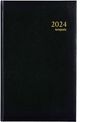 Agenda Lima Brefix - 1 jour par page - 11 x 18 cm - noir - Brepols