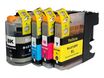 Cartouche compatible Brother LC225XL/LC227XL - pack de 4 - noir, jaune, cyan, magenta - Uprint