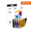 Cartouche compatible Brother LC1100 - pack de 4 - noir, jaune, cyan, magenta - Switch 