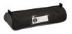 Trousse maxi 1 compartiment - 26 cm - noir - étiquette de personnalisation - Carpentras
