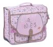 Cartable Greenpack Botanique 38 cm - 2 compartiments - rose poudré - Kid'Abord