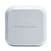 Brother PT-P710BTH P-Touch Cube plus - Étiqueteuse - imprimante d'étiquettes - rechargeable Bluetooth - Blanche