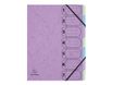 Exacompta Aquarel Harmonika - Trieur 7 positions - disponible dans différentes couleurs