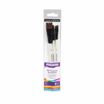 Daler-Rowney Graduate - Pack de 3 pinceaux synthétiques - peigne plat, peigne Filbert, peigne d'angle - taille : 6, 3/8, 3/4