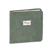 Agenda Colette avec répertoire - 1 semaine sur 2 pages - 16 x 16 cm - vert sapin - Quo Vadis