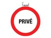 Exacompta - Panneau Privé - 20 cm de diamètre