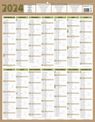 Calendrier bancaire Natura - 43 x 55 cm - Bouchut