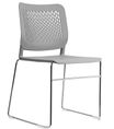 Chaise Luge MALIZIA - pieds luge - gris