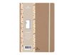Oberthur Carmen - Carnet de notes souple - A5 - ligné - 200 pages - sable