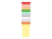 Nobo - Planning à fiches T - 7 colonnes indice 2 - 48 x 48 cm - blanc
