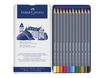 Faber-Castell Goldfaber Aqua - 12 Crayons de couleur aquarellables - couleurs assorties