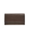 Porte-monnaie double fermeture éclair Dakota - brun - label M