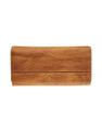 Portefeuille avec bouton-pression Savannah - cognac - label M