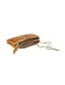 Porte-monnaie double cuir avec pochette cartes Savannah - cognac - label M