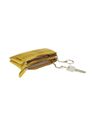 Porte-monnaie double cuir avec pochette cartes Savannah - ocre - label M