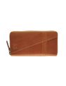 Portefeuille Florence 6 compartiments - cognac - label M
