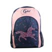 Sac à dos maternelle Cybel - 37 cm - 1 compartiment - bleu/velours - Bagtrotter