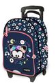 Sac à dos maternelle à roulettes Chacha Kinky - 1 compartiment - bleu - Kid'Abord