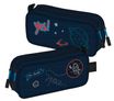 Trousse rectangulaire KIP Mr Rocket - 2 compartiments - bleu jean - Kid'Abord