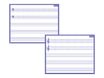 Bouchut - Ardoise mini - Solfège - 21 x 26,5 cm - double face