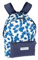Sac à dos Morgan avec 2 poches détachables - 1 compartiment - bleu/écru - Hamelin
