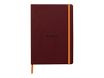 RHODIA Rhodiarama - Carnet souple A5 - 160 pages - pointillés - lie de vin
